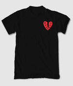 Load image into Gallery viewer, OVERSIZE BROKEN HEART PUFF MENS T-SHIRT
