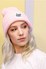 Load image into Gallery viewer, Pink Hoo Hoo Beanie
